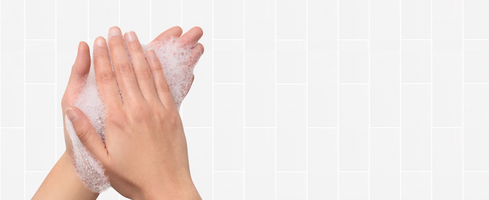 Umivanje rok z milom 