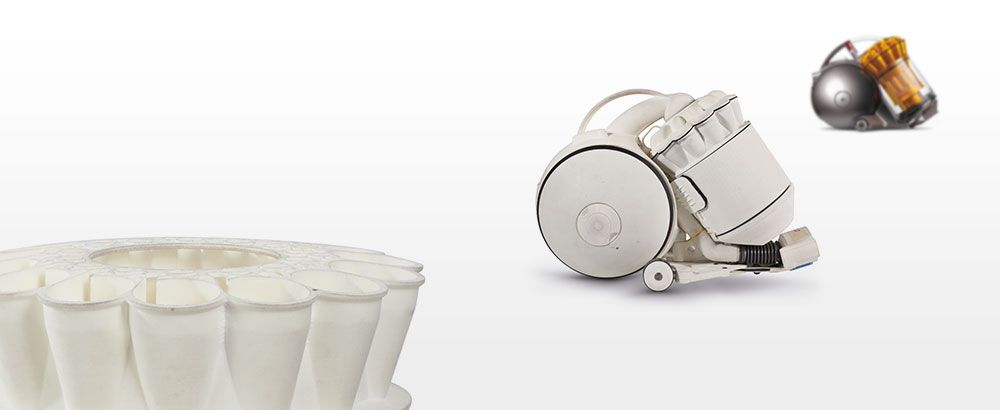 Prototype of a Dyson Cylinder vacuum cleaner